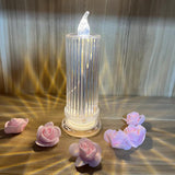 Maxbell LED Electronic Candle Flameless Romantic Creative for Christmas 6.3cmx18.3cm