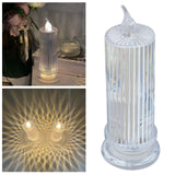 Maxbell LED Electronic Candle Flameless Romantic Creative for Christmas 6.3cmx18.3cm