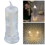 Maxbell LED Electronic Candle Flameless Romantic Creative for Christmas 6.3cmx18.3cm
