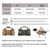 Maxbell Dog Backpack No Pull, Dog Harness Saddle Bag for Camping Travel Walking S