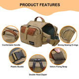 Maxbell Dog Backpack No Pull, Dog Harness Saddle Bag for Camping Travel Walking S