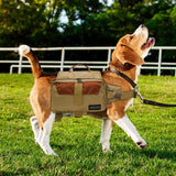 Maxbell Dog Backpack No Pull, Dog Harness Saddle Bag for Camping Travel Walking S