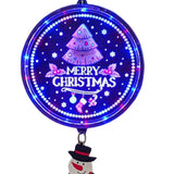 Maxbell Christmas String Lights with Music Outside Xmas Bedroom Hanging LED Lights Christmas Tree