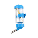 Maxbell Hanging Pet Automatic Water Feeder Parrot Hamster Cage Drinking Water Bottle Blue