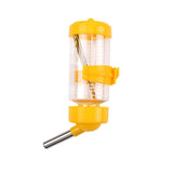 Maxbell Hanging Pet Automatic Water Feeder Parrot Hamster Cage Drinking Water Bottle Yellow