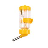 Maxbell Hanging Pet Automatic Water Feeder Parrot Hamster Cage Drinking Water Bottle Yellow