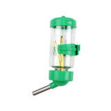 Maxbell Hanging Pet Automatic Water Feeder Parrot Hamster Cage Drinking Water Bottle Green