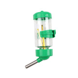 Maxbell Hanging Pet Automatic Water Feeder Parrot Hamster Cage Drinking Water Bottle Green