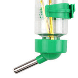 Maxbell Hanging Pet Automatic Water Feeder Parrot Hamster Cage Drinking Water Bottle Green