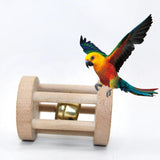 Maxbell Parrot Bird Toys Wooden Chew Toys Interactive Play Toy for Rabbit Cockatiel Small