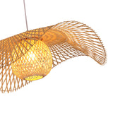 Maxbell Rustic Ceiling Hanging Light Fixture Chandelier Foyer LED Pendant Lighting 1 Tier with Shade