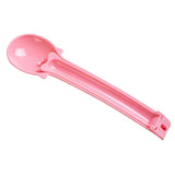 Maxbell Portable Pet Feeding Spoon Cat Strip Squeezer Tableware Shovel for Liquid Pink