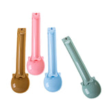 Maxbell Portable Pet Feeding Spoon Cat Strip Squeezer Tableware Shovel for Liquid Pink
