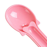 Maxbell Portable Pet Feeding Spoon Cat Strip Squeezer Tableware Shovel for Liquid Pink
