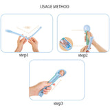 Maxbell Portable Pet Feeding Spoon Cat Strip Squeezer Tableware Shovel for Liquid Aureate