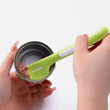 Maxbell Food Can Spoon Shovel Stirring Spoon for Cats Pet Wet Food Storage Green