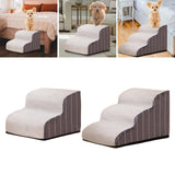 Maxbell Dog Stairs Dog Ramp Ladder Extra Wide Pet Supplies Comfortable for Sofa 2 Layer