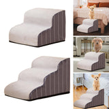 Maxbell Dog Stairs Dog Ramp Ladder Extra Wide Pet Supplies Comfortable for Sofa 2 Layer