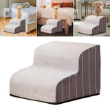 Maxbell Dog Stairs Dog Ramp Ladder Extra Wide Pet Supplies Comfortable for Sofa 2 Layer