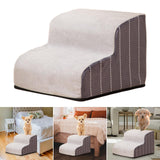 Maxbell Dog Stairs Dog Ramp Ladder Extra Wide Pet Supplies Comfortable for Sofa 2 Layer