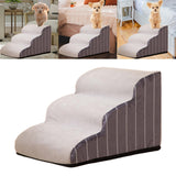 Maxbell Dog Stairs Dog Ramp Ladder Extra Wide Pet Supplies Comfortable for Sofa 3 Layer