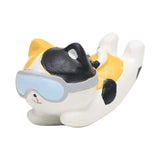 Maxbell Aquarium Decoration Floating Fish Tank Decor Miniature Little Cat Statue Swim