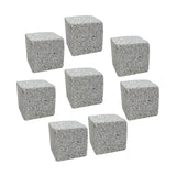 Maxbell 10Pcs Stone Square Teeth Grinding Chewing Toy Guinea Pigs Stone Pet Chew Toy 5cm
