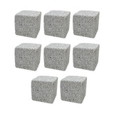 Maxbell 10Pcs Stone Square Teeth Grinding Chewing Toy Guinea Pigs Stone Pet Chew Toy 5cm
