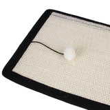 Maxbell Natural Sisal Cat Scratcher Mat Grind Claws Rug Scratch Pad for Couch Seat A