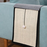Maxbell Natural Sisal Cat Scratcher Mat Grind Claws Rug Scratch Pad for Couch Seat A