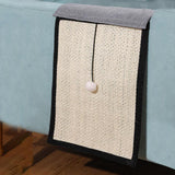 Maxbell Natural Sisal Cat Scratcher Mat Grind Claws Rug Scratch Pad for Couch Seat A