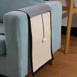 Maxbell Natural Sisal Cat Scratcher Mat Grind Claws Rug Scratch Pad for Couch Seat A