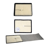 Maxbell Natural Sisal Cat Scratcher Mat Grind Claws Rug Scratch Pad for Couch Seat A