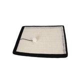 Maxbell Natural Sisal Cat Scratcher Mat Grind Claws Rug Scratch Pad for Couch Seat A