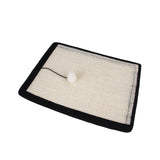 Maxbell Natural Sisal Cat Scratcher Mat Grind Claws Rug Scratch Pad for Couch Seat A