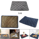Maxbell Self Warming Mat Cats Dog Puppy Soft Thermal Washable Self Heating Pets Pad Gray 40x50cm