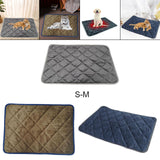 Maxbell Self Warming Mat Cats Dog Puppy Soft Thermal Washable Self Heating Pets Pad Gray 40x50cm