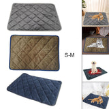 Maxbell Self Warming Mat Cats Dog Puppy Soft Thermal Washable Self Heating Pets Pad Gray 40x50cm
