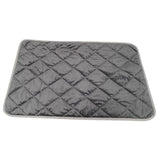 Maxbell Self Warming Mat Cats Dog Puppy Soft Thermal Washable Self Heating Pets Pad Gray 40x50cm