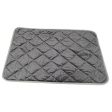 Maxbell Self Warming Mat Cats Dog Puppy Soft Thermal Washable Self Heating Pets Pad Gray 40x50cm