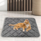 Maxbell Self Warming Mat Cats Dog Puppy Soft Thermal Washable Self Heating Pets Pad Gray 40x50cm