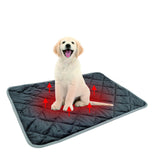 Maxbell Self Warming Mat Cats Dog Puppy Soft Thermal Washable Self Heating Pets Pad Blue 48x70cm