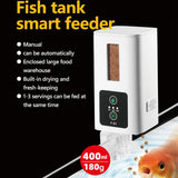 Maxbell Auto Fish Feeder Pond Tank Feeder Machine Dry Food for Vacation Outdoor