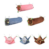 Maxbell Pet Hamster Bird Ferret Rat Squirrel Hammock Hanging Cage Nest House Toys pink hammock