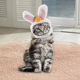 Maxbell Pet Cat Hat, Rabbit Ear Hat Headwear Warm Christmas Cosplay Cat Costume