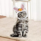 Maxbell Pet Cat Hat, Rabbit Ear Hat Headwear Warm Christmas Cosplay Cat Costume