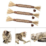 Maxbell 3Pcs Catnip Toys Cat Nip Sticks for Indoor Cats Wood for Rabbit Groundhog