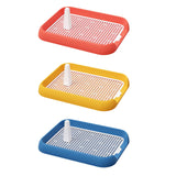 Maxbell Dog Toilet with Urinary Column Mesh Grids Indoor Pet Training Toilet Tray Pink