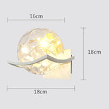 Maxbell Modern Wall Lamp Accessories Centerpiece LED for Hallway Home Decor Basement White