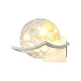 Maxbell Modern Wall Lamp Accessories Centerpiece LED for Hallway Home Decor Basement White